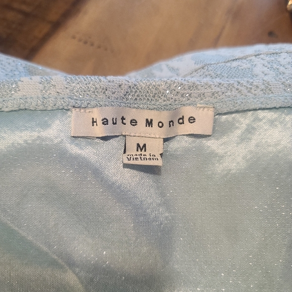 Haute Monde Lace Corset Cropped Top Size Medium - Picture 6 of 16